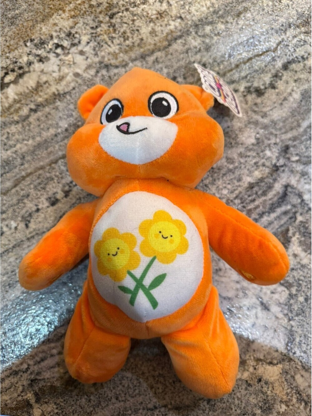 Care Bears Friend Bear Plush Toy with Yellow Flowers